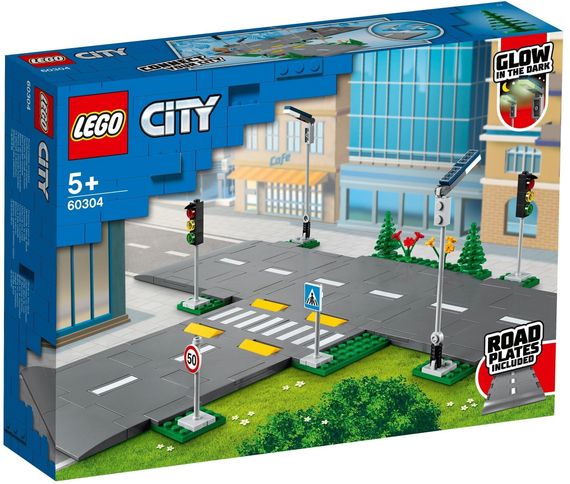 Конструктор LEGO City Town Дорожні плити 60304 (60304)