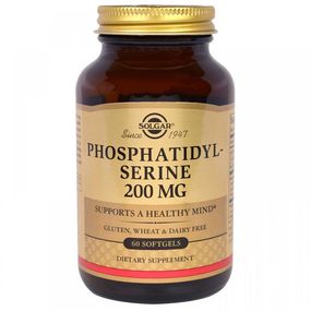 Комплекс для профилактики работы головного мозга Solgar Phosphatidyl-serine 200 mg 60 Caps