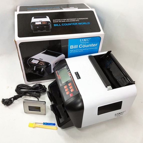 Счетная машинка валют UKC, Купюросчетная машина банкнота, Торговый счетчик купюр, Счетные машинки EH-75 | Зображення 6