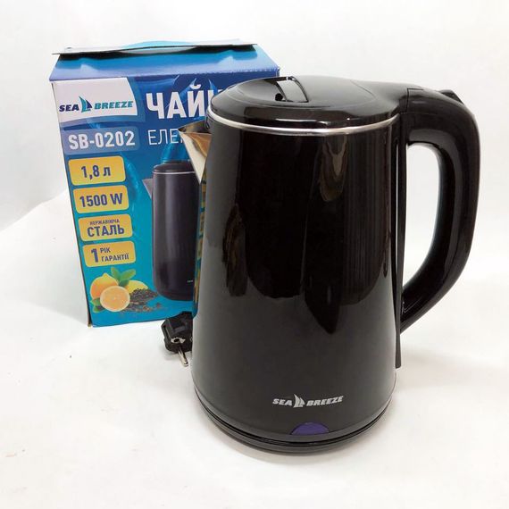 Чайник термос SeaBreeze SB-0202 AJ-791 1.8Л, 1500Вт | Зображення 1