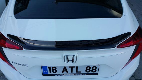 Спойлер Анатомик (под покраску) для Honda Civic Sedan X 2016-2021 гг | Зображення 1