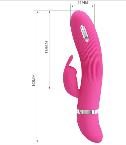 Вибратор Pretty Love «Ingram» с стимулятором клитора и электростимуляцией sexstyle | Зображення 5