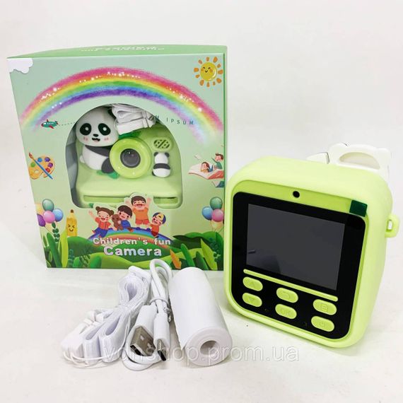 Фотопринтер с термопечатью детский, Детский фотоаппарат моментальной печати с принтером VT-73 | Зображення 9