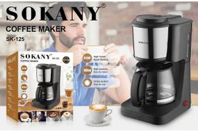 Кавоварка крапельна Sokany SK-125 Cofee Maker 650W 900ml