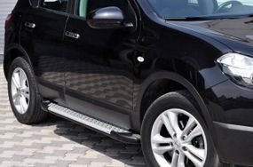 Бокові пороги X5-тип (2 шт., алюмін. профілю.) для Chery Tiggo I 2005-2014рр
