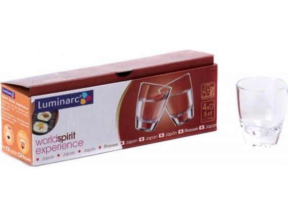 Стопки 50 мл 4 шт World Spirits Shot Luminarc E9357 | Зображення 1