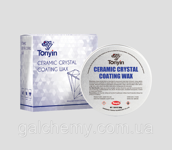 Твердий віск Ceramic Crystal Coating Wax (200 г) ТМ Tonyin
