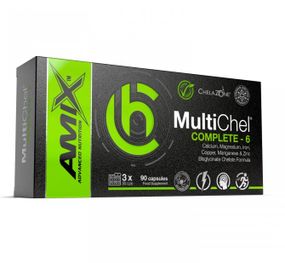 Мультиминералы для спорта Amix Nutrition ChelaZone MultiChel Complete 6 Bisglycinate Chelate 90 Veg Caps