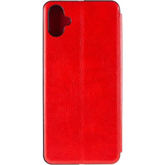 Шкіряний чохол-книжка Belora для Samsung Galaxy A06 Black Red | Зображення 1