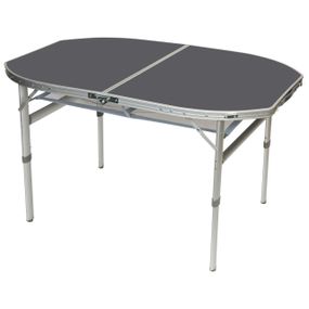 Стіл Bo-Camp Case Model Oval 120x80 cm Grey (1404415)