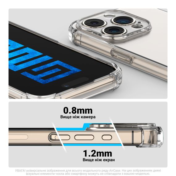 Чохол до мобільного телефона Armorstandart Air Force Motorola G15 Camera cover Clear (ARM82958) | Зображення 2