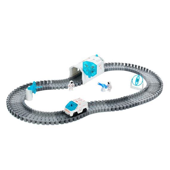 Дитячий ігровий набір "Трек" 7501, фігурки 2 штуки 127 деталей | Зображення 1