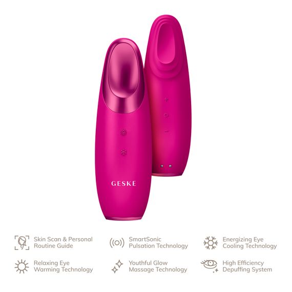 Енерджайзер для очей GESKE Warm&Cool Eye Energizer 6в1 magenta | Зображення 1