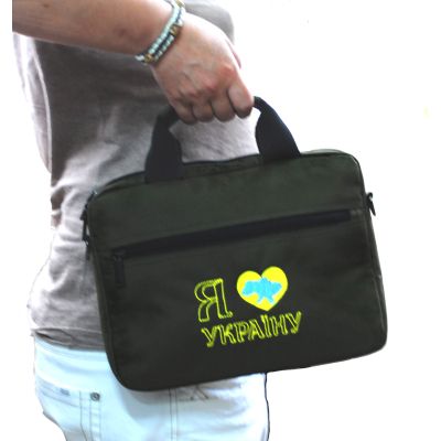 Сумка для ноутбука Porto 12&apos;&apos; PN12 LoveUkraine Green (PN12GR_LoveUkr) | Зображення 4