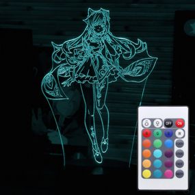 Акриловый светильник-ночник с пультом 16 цветов Кэ Цин tty-n000636