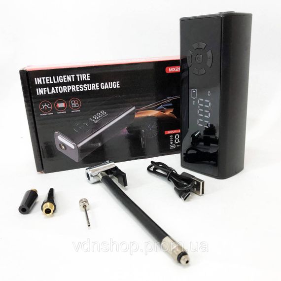 Автомобильный компрессор 12в, Компрессорный насос, Насос для автомобиля 12v автомобильный NQ-95 | Зображення 8