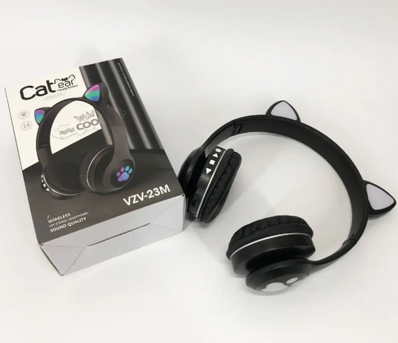 Бездротові навушники Cat Ear RGB VIV-23M (Чорний) | Зображення 4