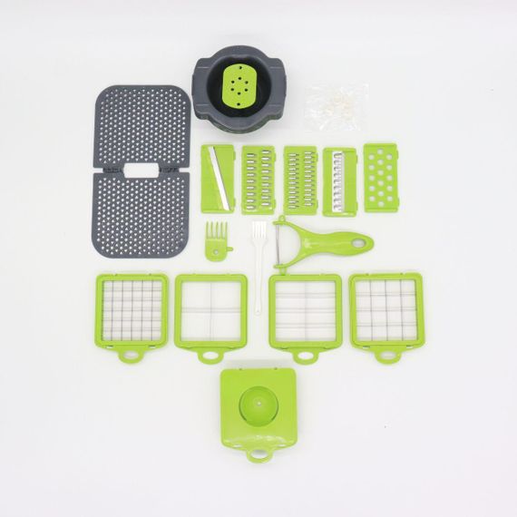 Багатофункціональна овочерізка механічна 18в1 MA-8 / Мультислайсер для нарізки овочів та фруктів | Зображення 7