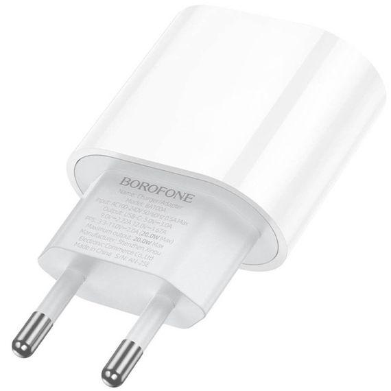 МЗП Borofone BA100A Original PD20W (1USB-C) White | Зображення 4