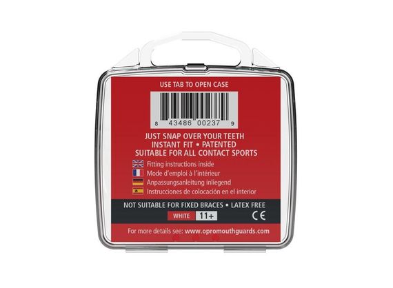 Капа OPRO Snap-Fit доросла (вік 11+) Clear (art.002139015) | Зображення 8