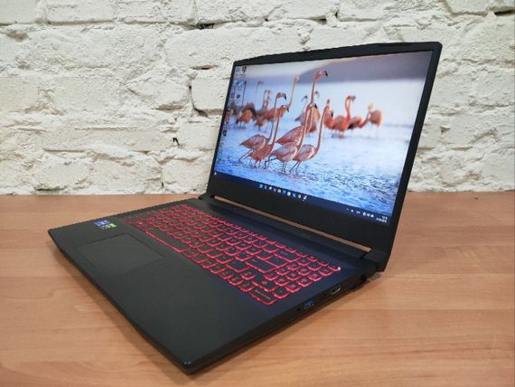 Игровой ноутбук MSI Katana GF66 11UE-021NEU / 15.6" (1920x1080) IPS / Intel Core i5-11400H (6 (12) ядер по 2.7 - 4.5 GHz) / 16 GB DDR4 / 480 GB SSD / nVidia GeForce RTX 3060, 6 GB GDDR6, 192-bit / WebCam б/у | Зображення 3
