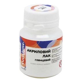 Лак акриловый глянцевый 20 мл LA2001