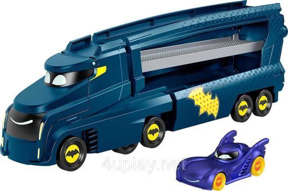Игровой набор Fisher-Price Бэтмен Автовоз и Бэтмобиль DC Batwheels Hauler and Batmobile Оригинал
