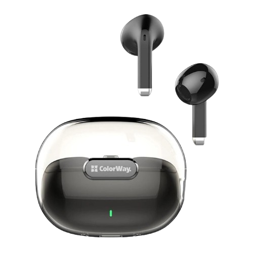 Навушники бездротові ColorWay slim Earbuds CW-TWS2BK чорний | Зображення 5
