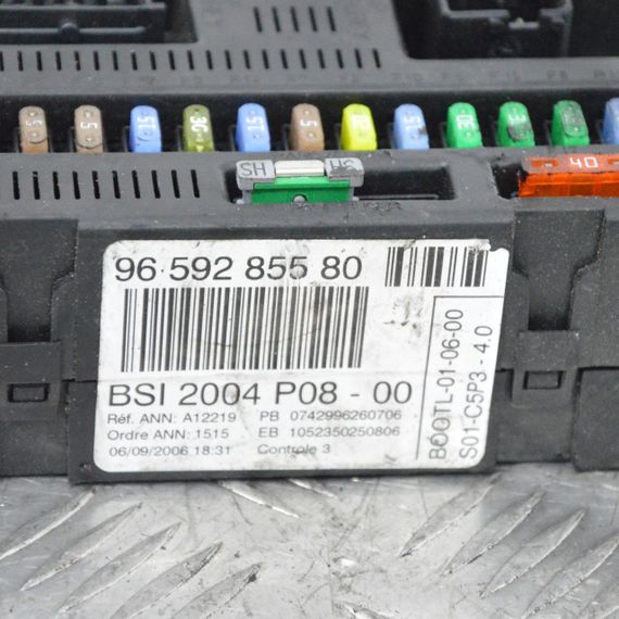 Блок запобіжників BSI 1.6 HDI Citroen C4 Електронний блок управління БСІ Сітроен C4 9659285580 | Зображення 1