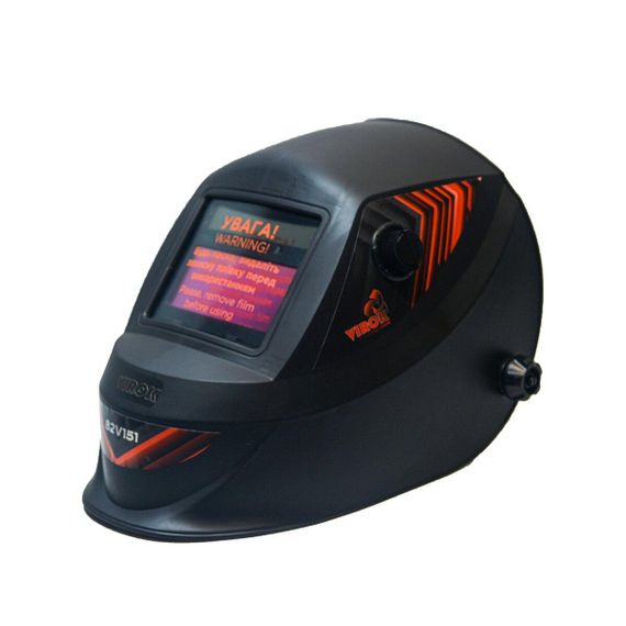 Маска зварювальника автозатемнювання світлофільтр 110х90 мм VIROK-82V151