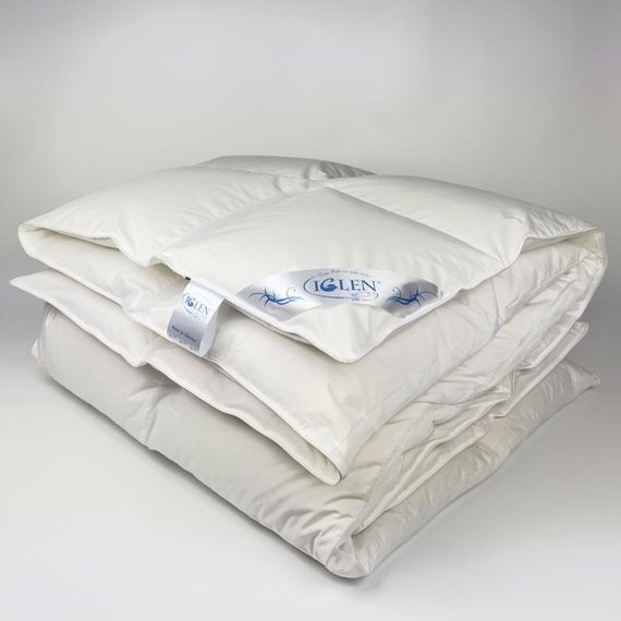 Одеяло пуховое зимнее со 100% белым гусиным пухом детское IGLEN Climate-comfort 110х140 (11014010W) | Зображення 1