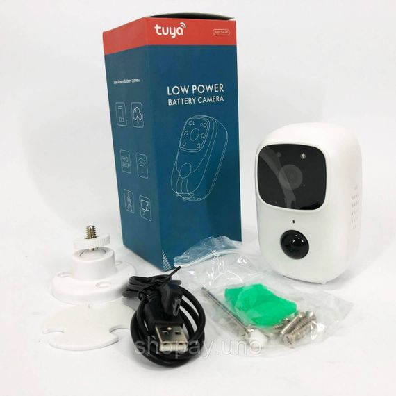 Камера відеоспостереження Smart wifi додаток Tuya працює від 2x18650 | Зображення 3