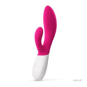 Вибратор-кролик LELO Ina Wave 2 Cerise, манящее движение ствола + вибрации sexstyle