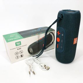 Колонка на аккумуляторе маленькая TG341, Bluetooth колонка с USB и AUX входом Бюджетная блютуз IP-30