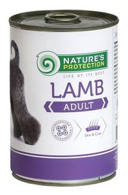 Корм Nature's Protection Adult Lamb вологий з ягнятиною для дорослих собак всіх порід 800 гр