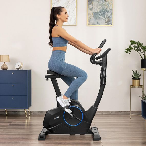 Велотренажер Gymtek XB4000 iConsole+ електромагнітний синій | Зображення 6