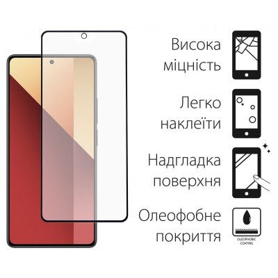 Стекло защитное Dengos Xiaomi Redmi Note 13 Pro 4G 2pcs (DG-TG2P-16) | Зображення 1