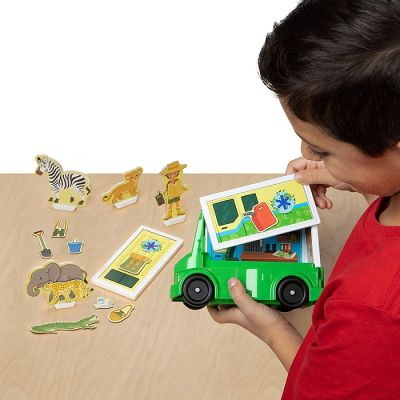 Ігровий набір Melissa&amp;Doug магнітний Сафарі - рятувальна машина (MD30666) | Зображення 2