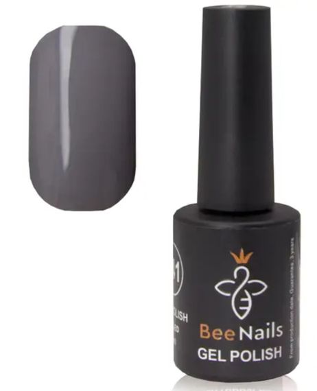 Гель-лак для ногтей Bee Nails 163 (мокрый камень) 8мл | Зображення 1