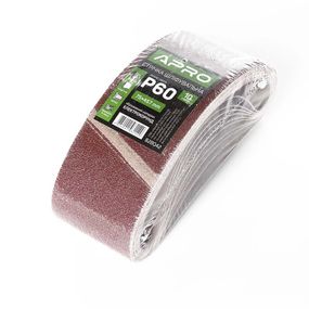 Стрічка шліфувальна нескінченна APRO P60 75×457мм (10 шт.) 8280421