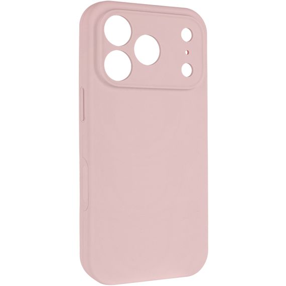 Чохол Silk Full Camera Protective (AA) NO LOGO для Apple iPhone 17 Pro (6.3") Рожевий / Chalk Pink