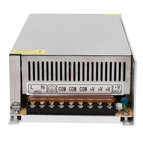 Імпульсний блок живлення з вентилятором 12V / 50A, 600Вт / Мережевий адаптер для світлодіодної стрічки | Зображення 3