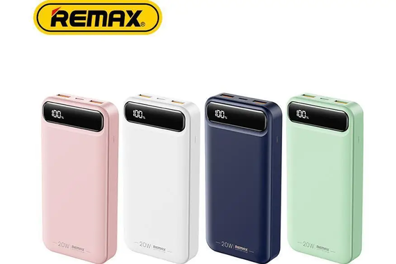 Зовнішній акумулятор повербанк Power Bank Remax RPP-521 20000mAh | 2USB/Type-C/micro-USB, PD/QC, 5A/22.5W| White | Зображення 2