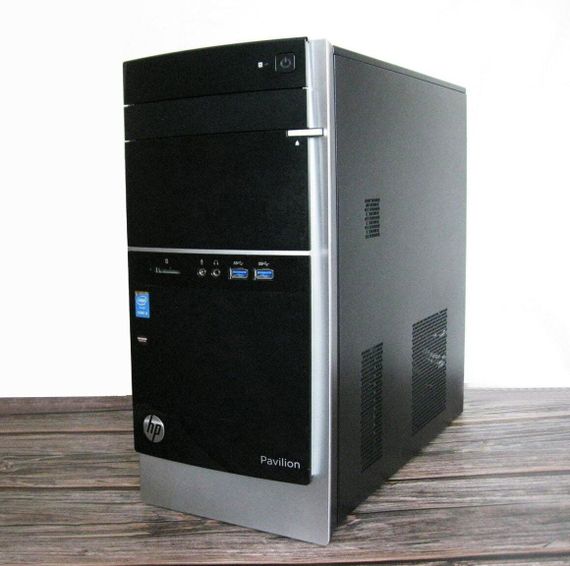Ігровий ПК HP Pavilion 500 Tower / Intel Core i5-4460S (4 ядра по 2.9 - 3.4 GHz) / 16 GB DDR3 / 128 GB SSD + 500 GB HDD / AMD Radeon R7 240, 2 GB GDDR3, 128-bit / Wi-Fi / Win 10 Pro + Кабель живлення б/в | Зображення 4