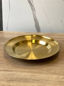 Тарілка глибока Olens Санні 102-1858 30 см золота