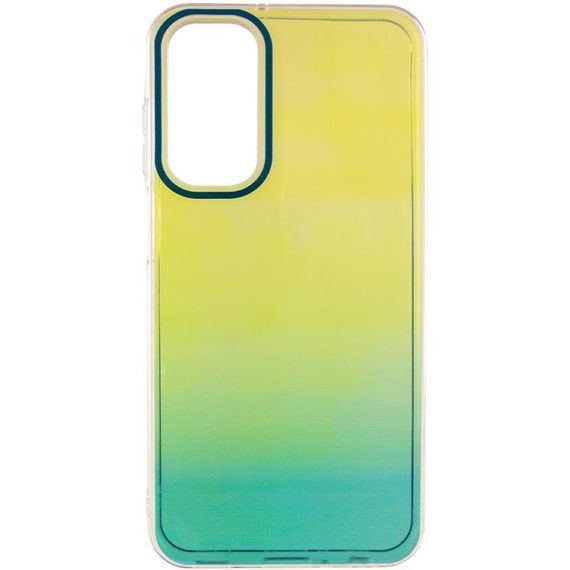 Чехол TPU+PC Glassbend для Samsung Galaxy A15 4G/5G / M15 5G Green | Зображення 1