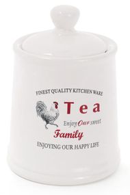 Банка керамічна "Тоскана" Family TEA 650мл для зберігання сипучих продуктів