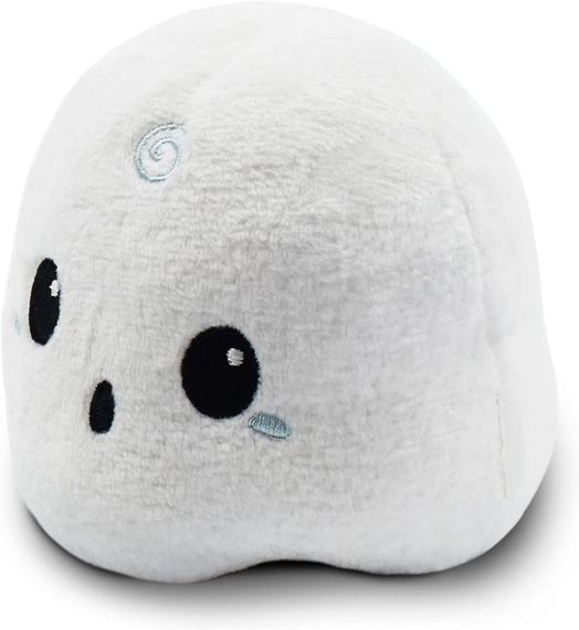 Двусторонняя мягкая игрушка TeeTurtle черное и белое Привидение, светящееся в темноте | Зображення 2