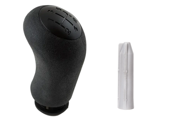 Dacia Logan (від 2004-) ручка КПП перемикання передач 5 ступка чорна + адаптер, 8200079112, Дача Логан