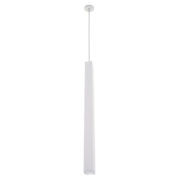 Люстра подвесная тубус LED 10W NW WH (AL-707S/1)
